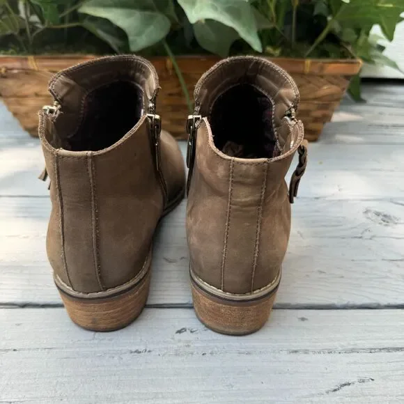 Blondo Dark Taupe Waterproof Liam Boots Comfortable Leather Chelsea Ankle Bootie - Picture 8 of 8